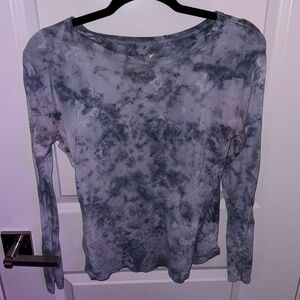 Tie dye American Eagle outfitters soft & sexy long sleeve tee shirt